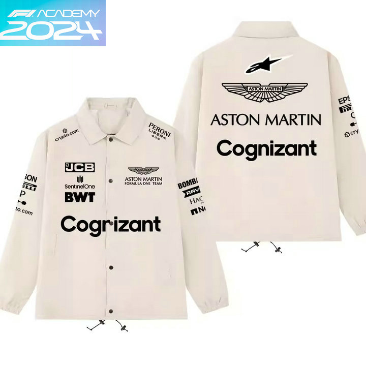 2024 Veste BWT Aston Martin Cognizant F1 Team Surchemise Hiver Homme